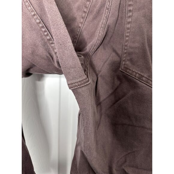 Taupe Wide Leg Denim Pants Women’s Size 16 H&M Divided Stretch Cotton - Picture 5 of 7